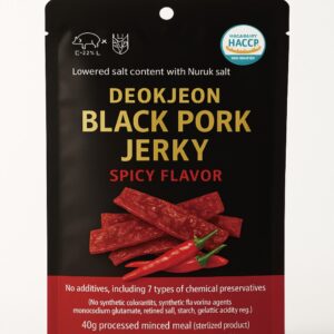 Deok Jeon Black Pork Jerky – The Taste of Korean Heritage