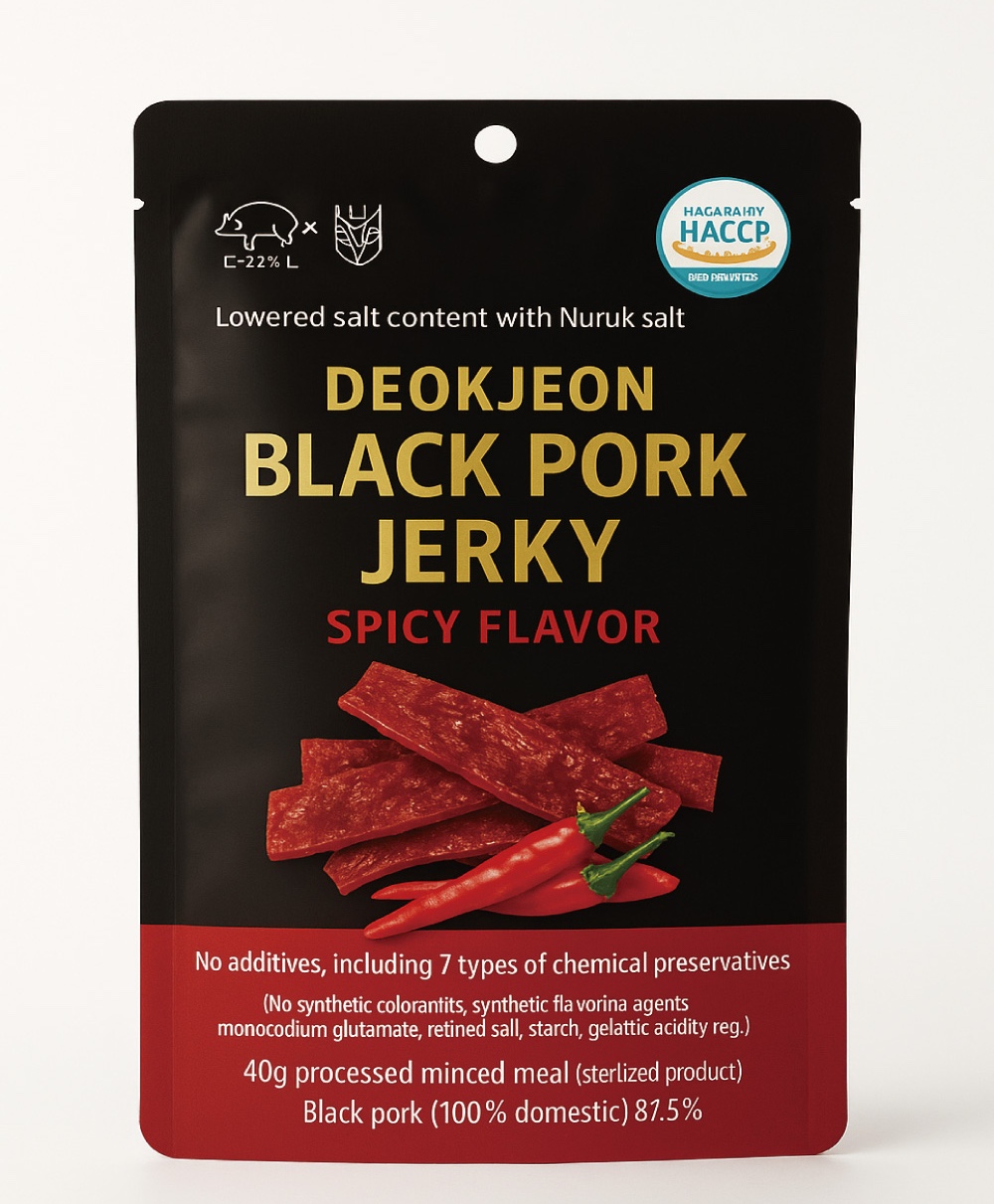 Deok Jeon Black Pork Jerky – The Taste of Korean Heritage